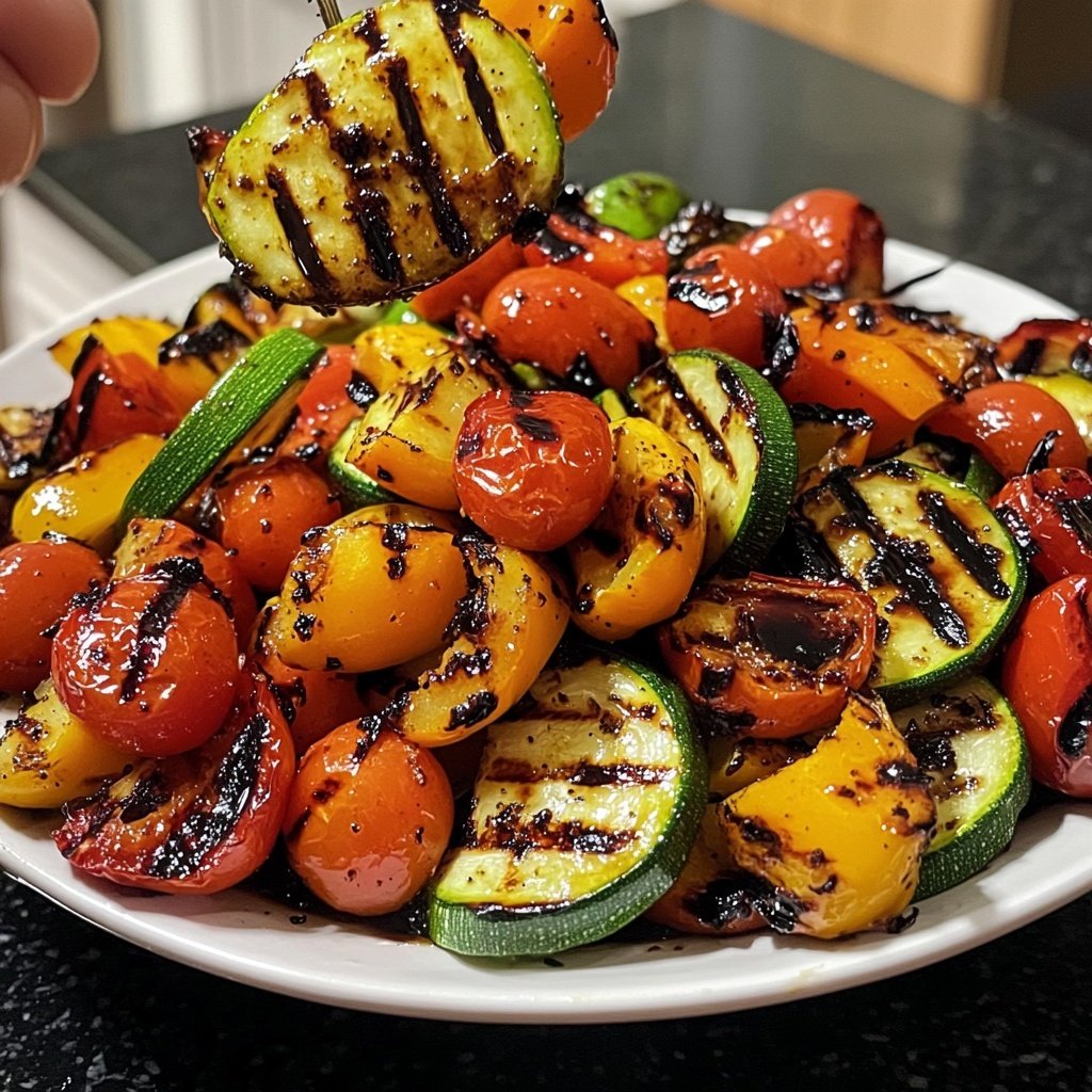 Healthy Grilled Vegetable Bowl