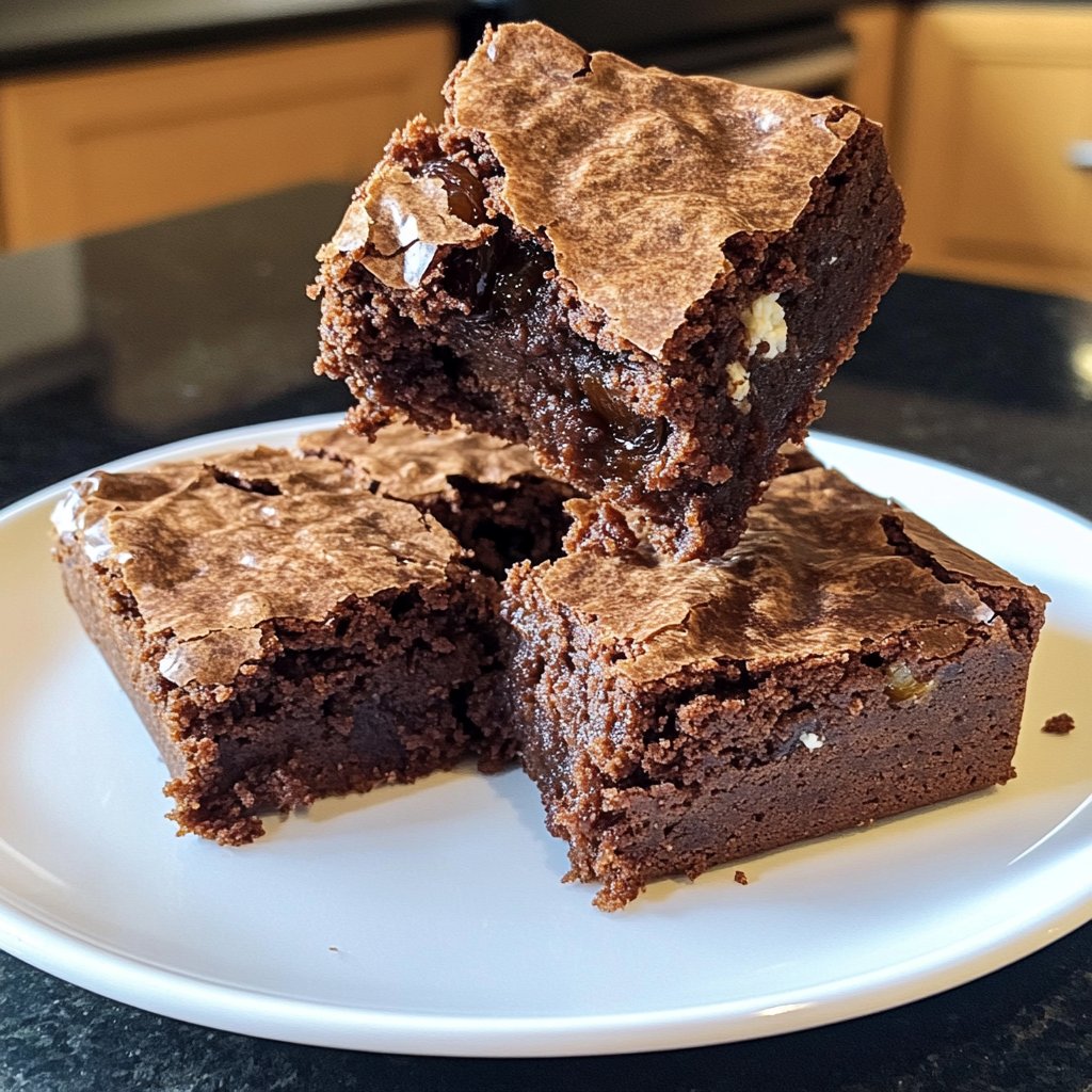 Cottage Cheese Brownies with Dates