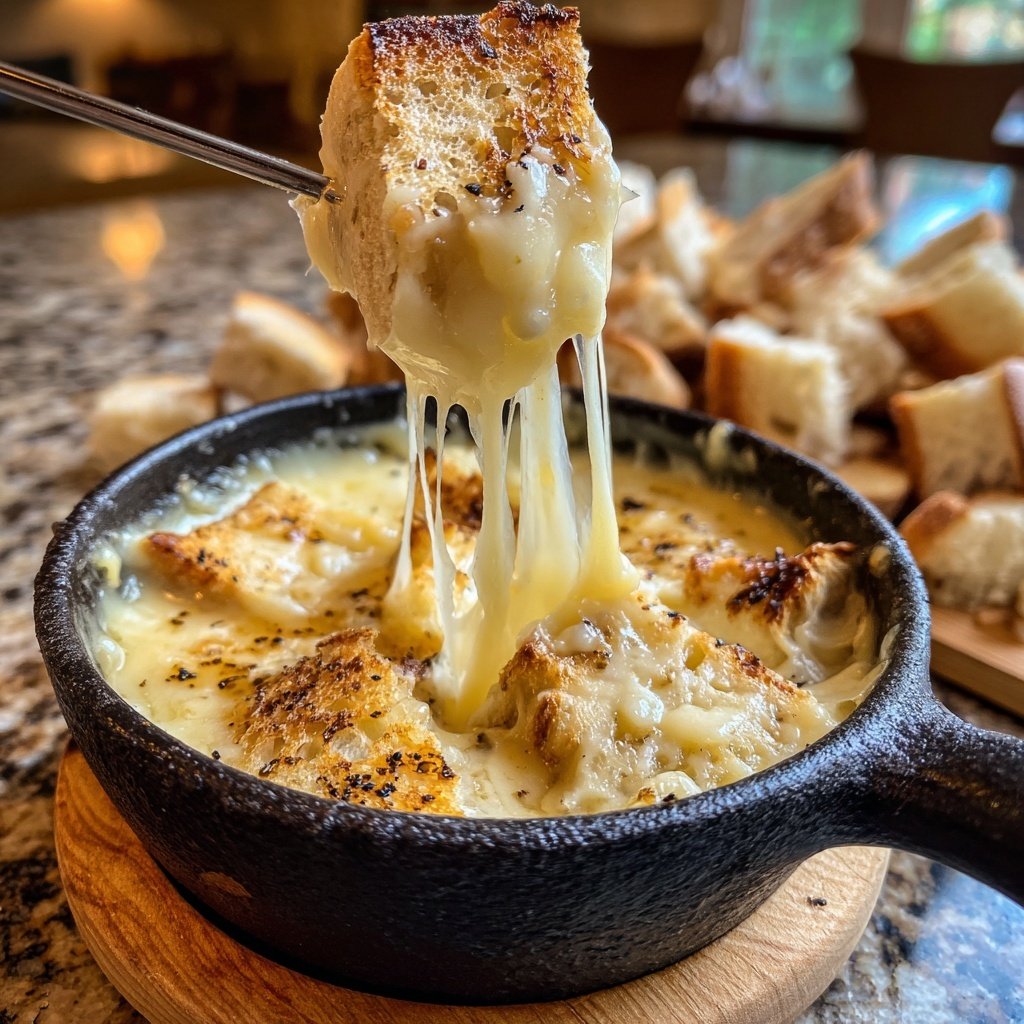 Fondue with Alpine Cheese Blend