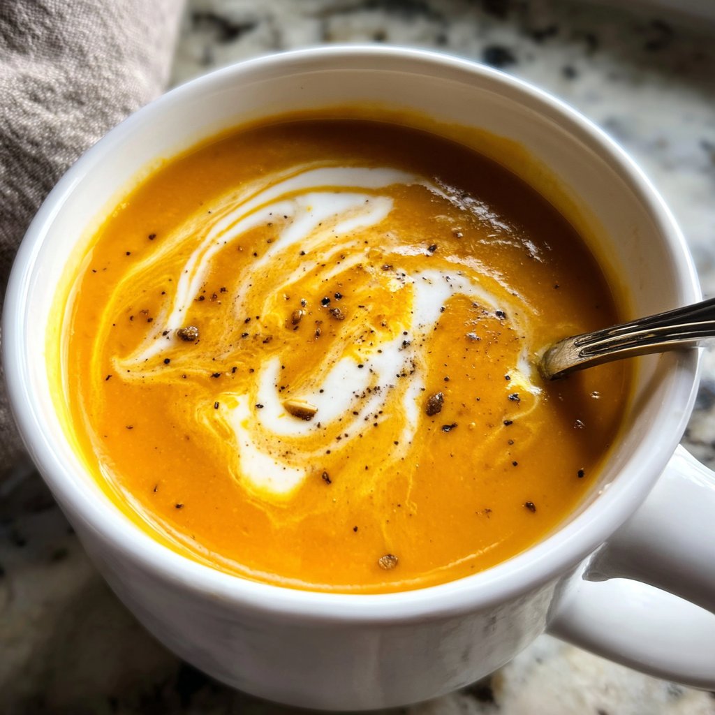 Creamy Carrot Ginger Soup
