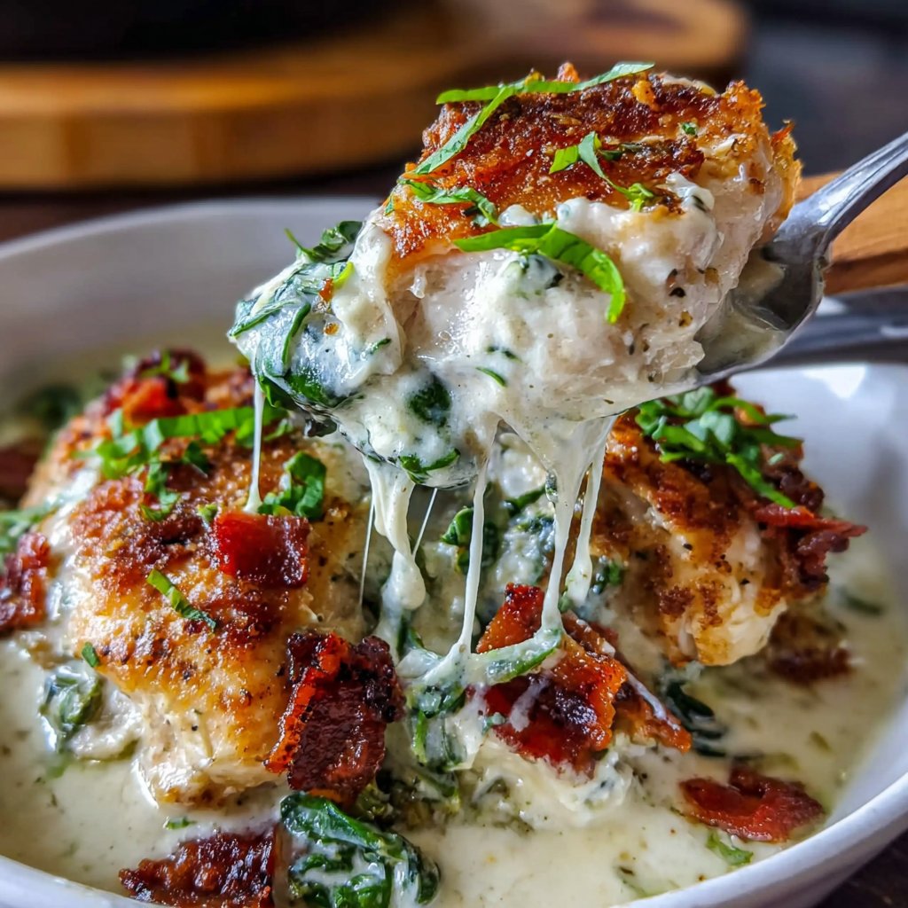 Creamy Spinach Chicken Skillet