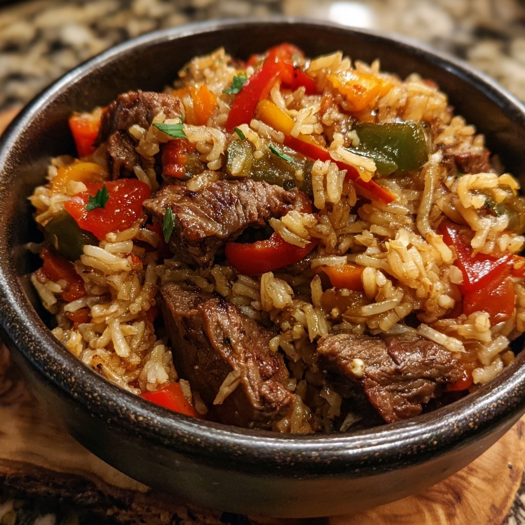 Slow Cooker Beef And Rice
