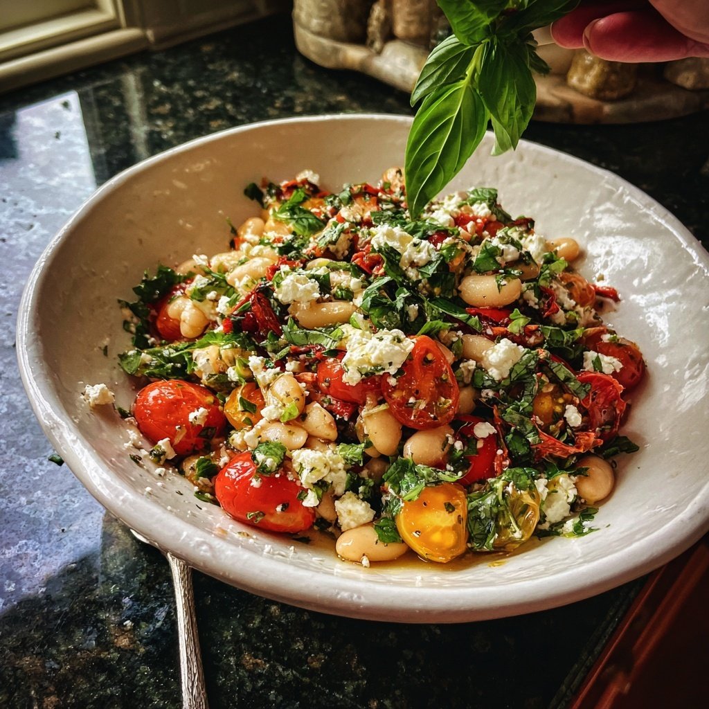 Mediterranean White Bean Salad