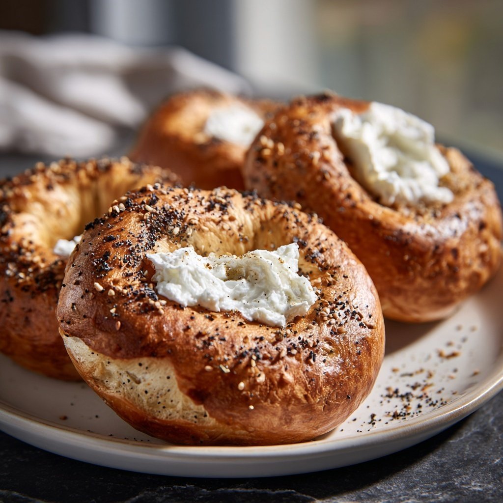 Protein Bagels With Greek Yogurt And Flour