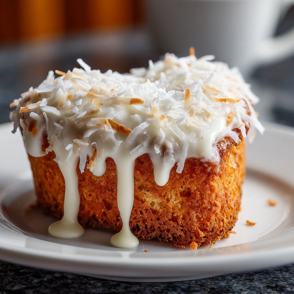 Mini Heart Cake with Coconut Cream