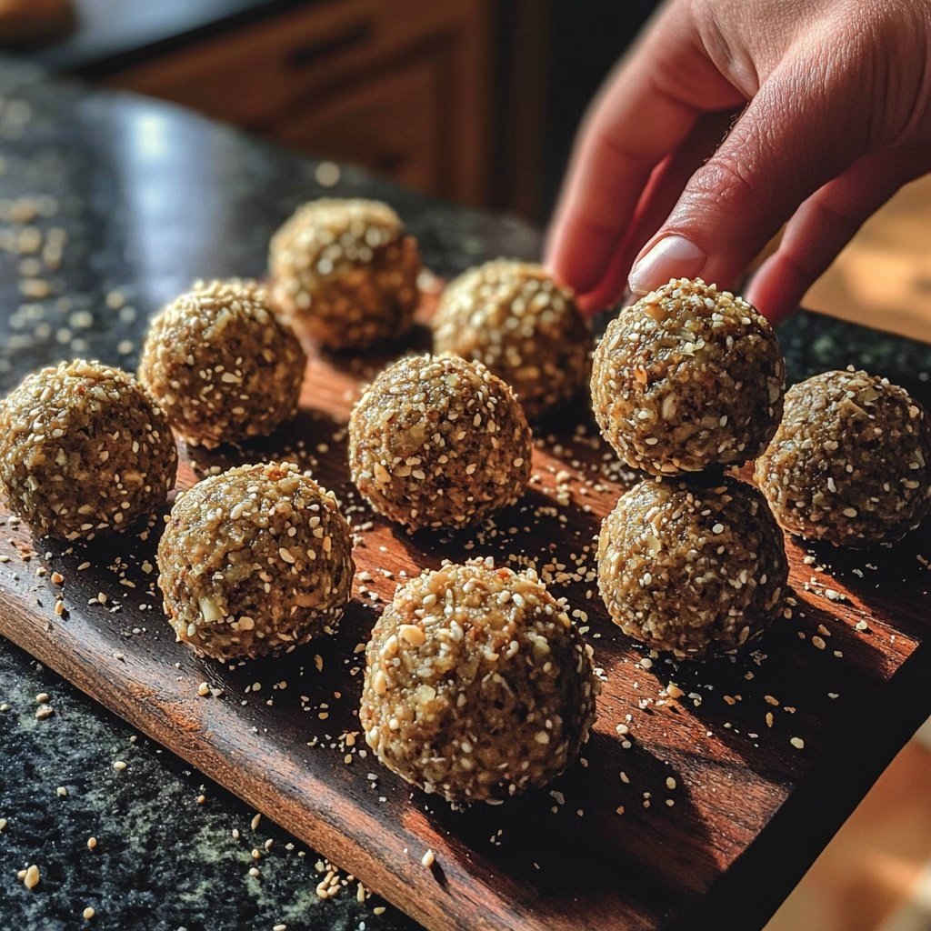 Protein Balls with Hemp Seeds