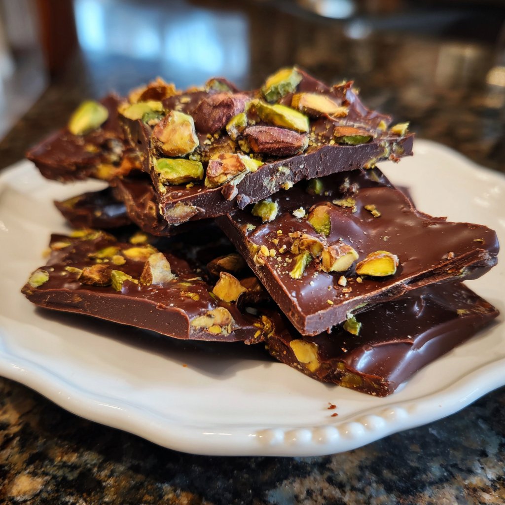 Chocolate Pistachio Bark