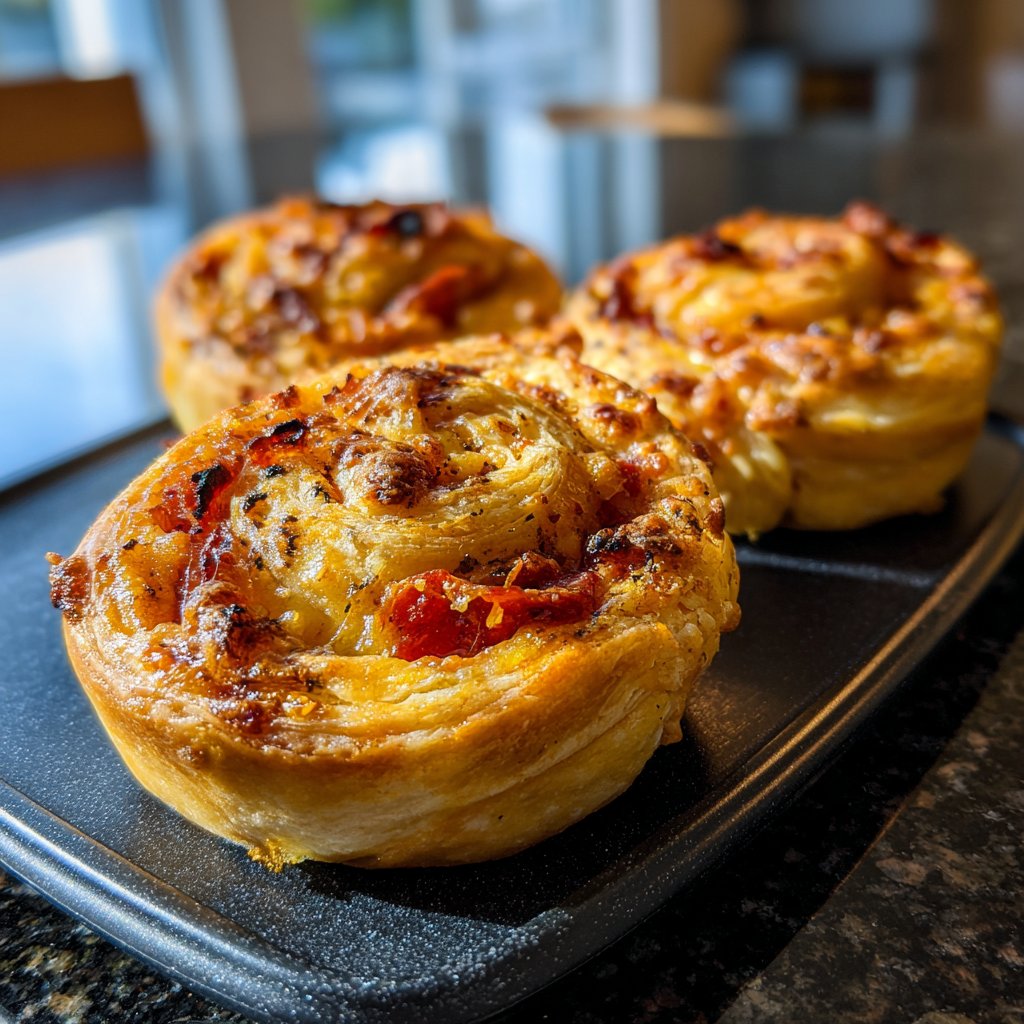 Super Bowl Appetizer Puff Pastry Pinwheels