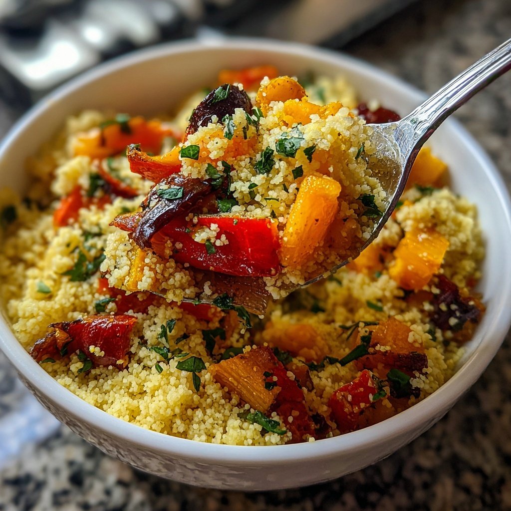 Herb Roasted Veggie Couscous