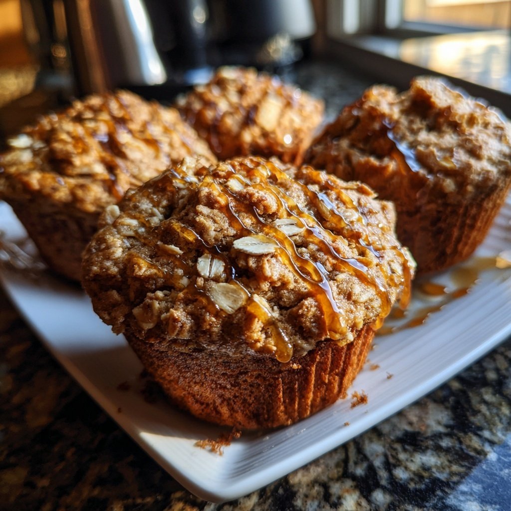 Healthy Oatmeal Muffins With Honey