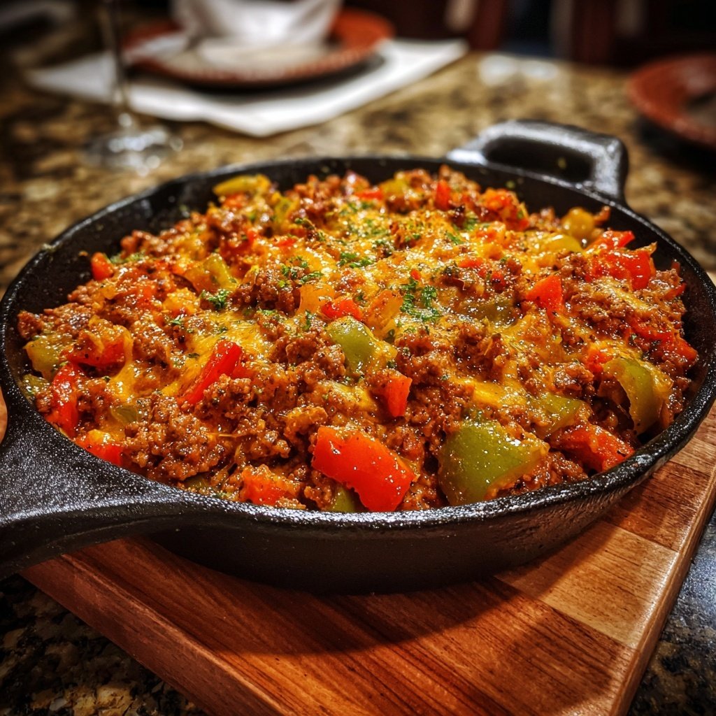 Classic Hamburger Meat Skillet Dinner
