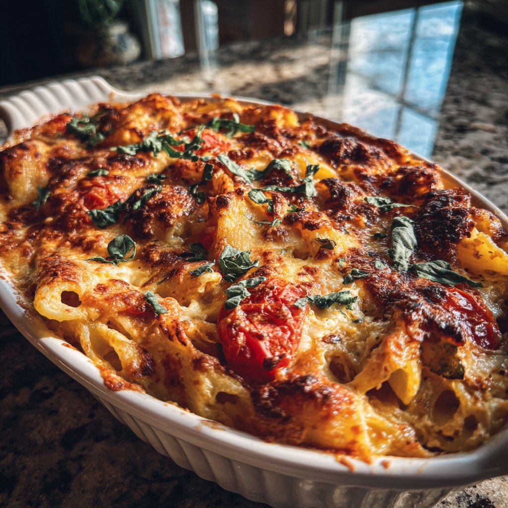 Baked Tomato Ricotta Pasta