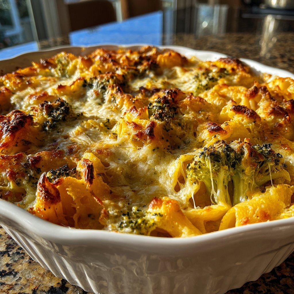 Sunday Creamy Broccoli Pasta Bake