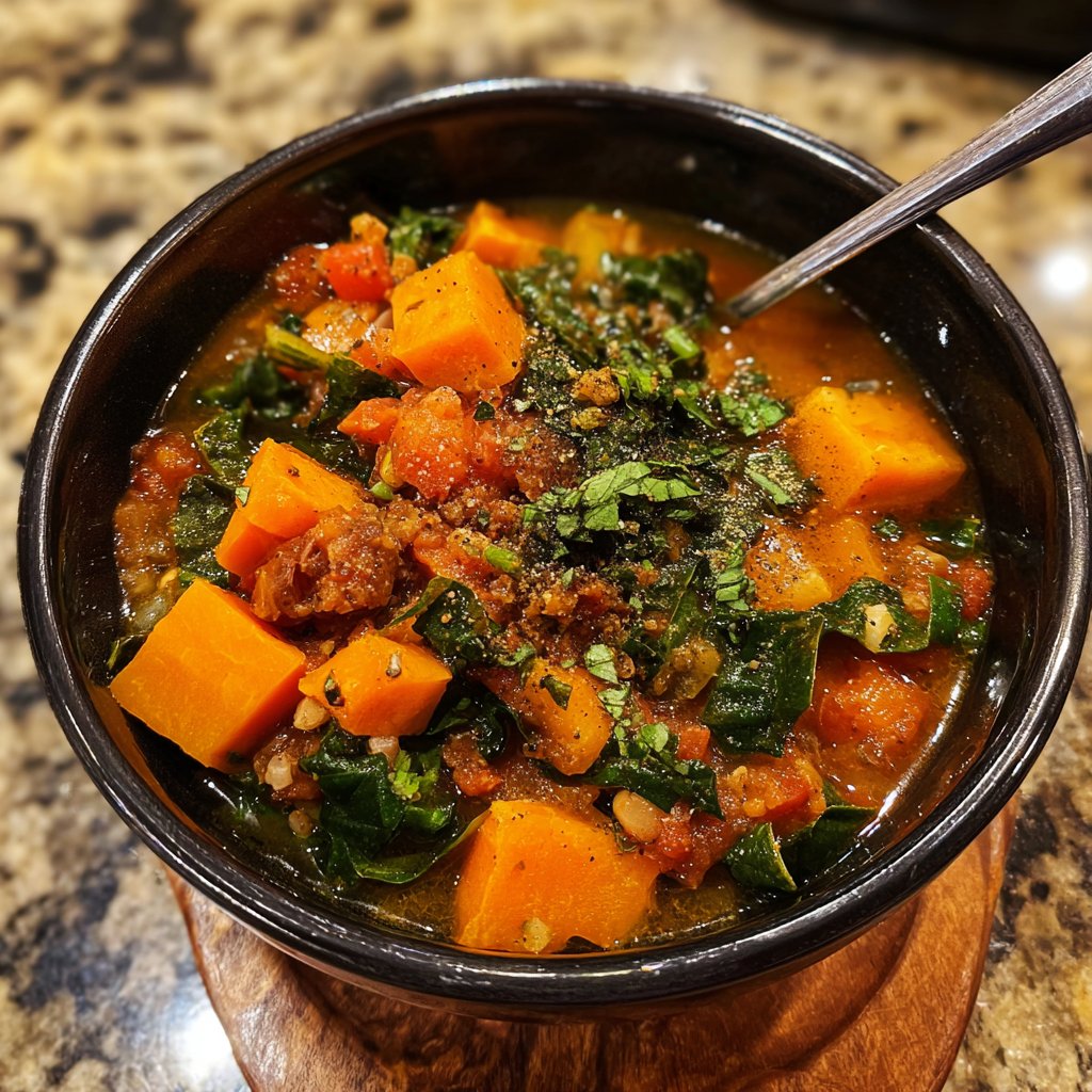 Healthy Crockpot Sweet Potato Stew