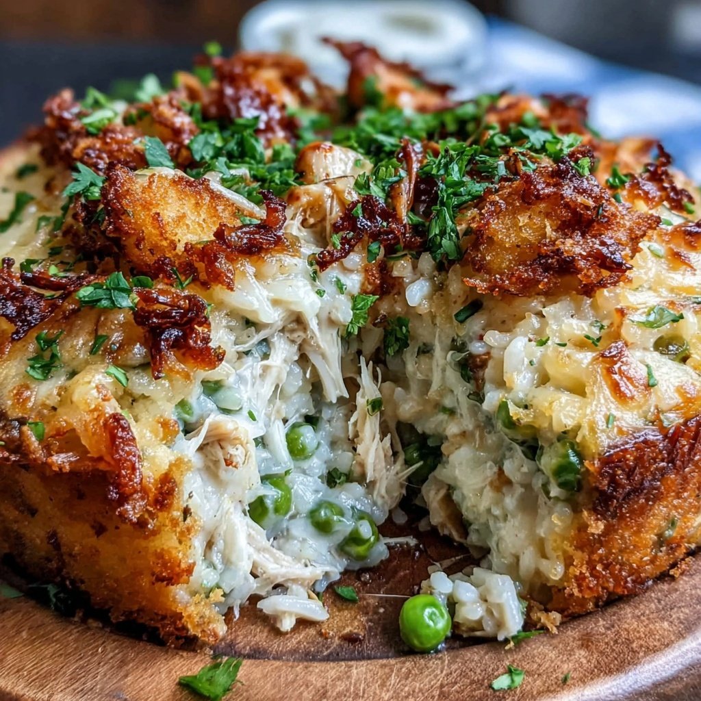 Rotisserie Chicken Rice Bake