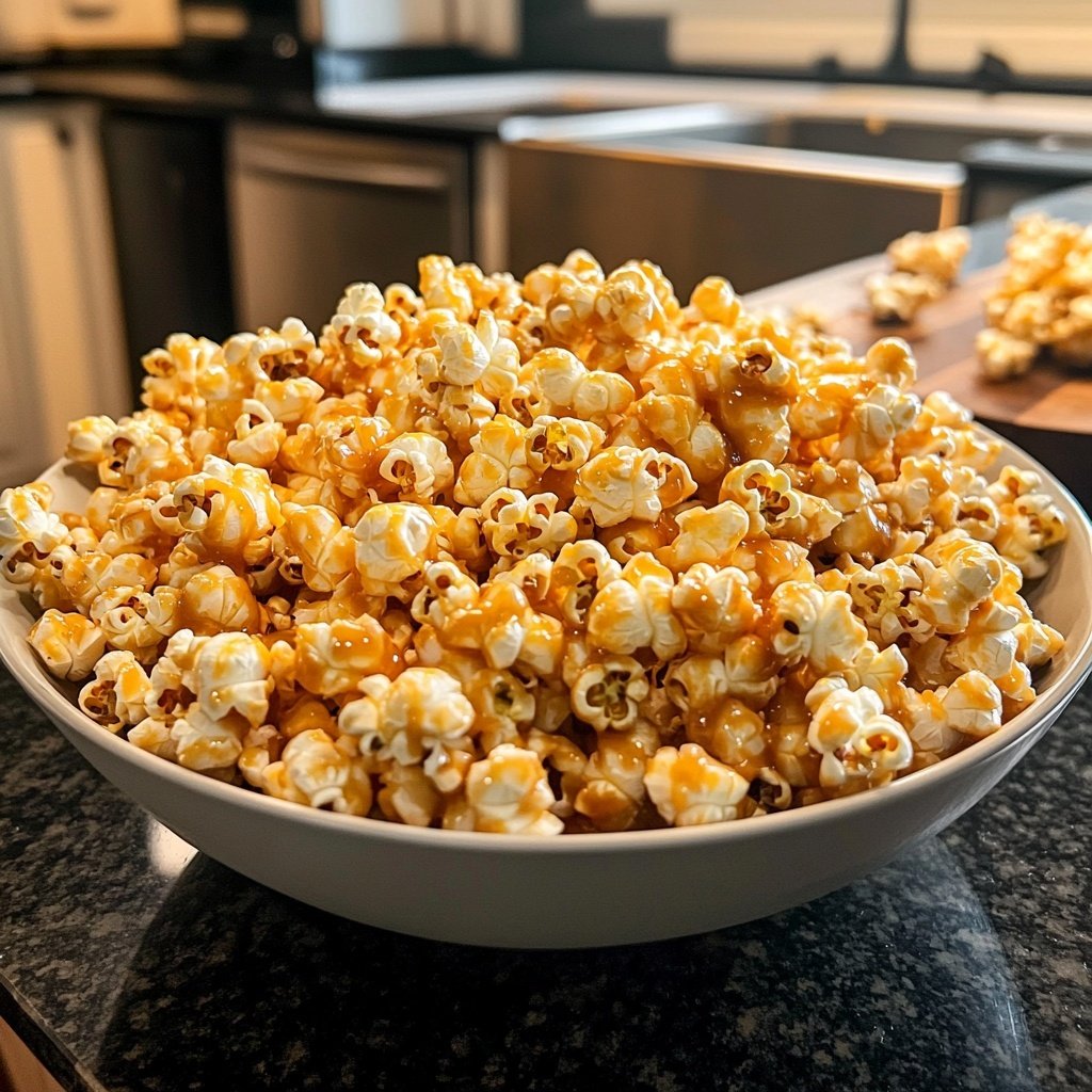 Quick Caramel Corn