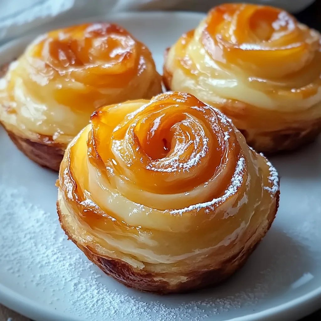 Irresistible Peach Pie Cruffins