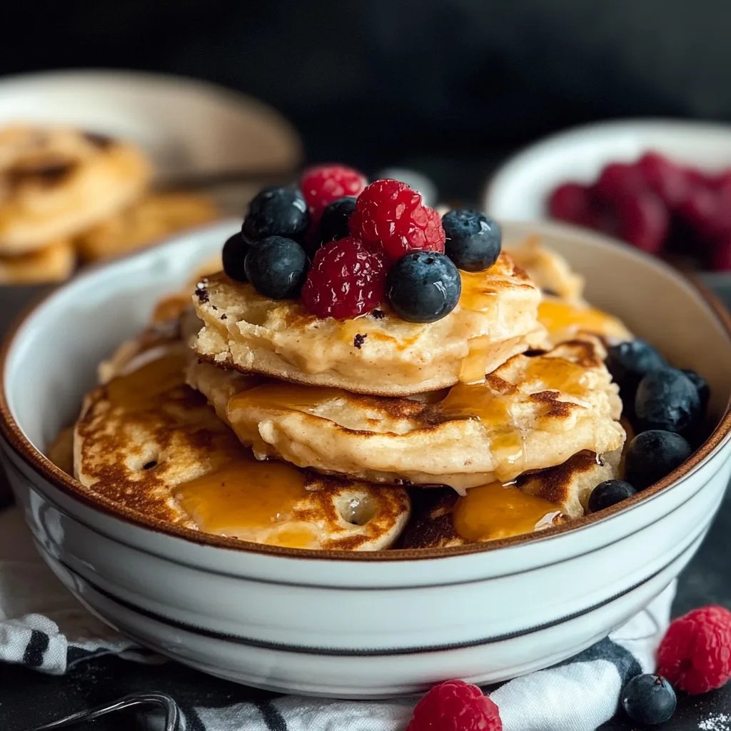 Baked Protein Pancake Bowls