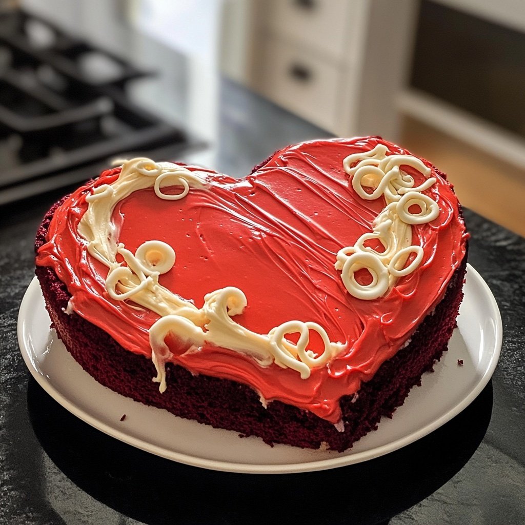 Valentines Heart Cake Recipe