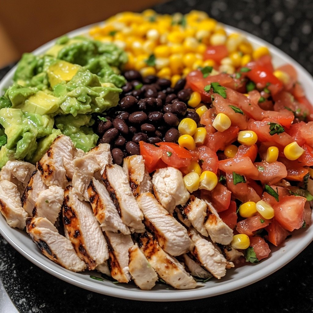 Light Chicken Burrito Bowl Lunch